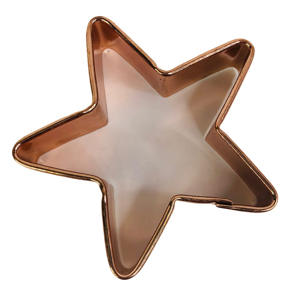 Large Heavy Copper Star Cookie Cutter - Unbranded 4" x 3.75" - Picture 3 of 10